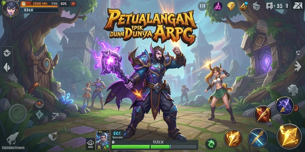 Tangkapan layar dari gameplay ARPG 9ZK yang mendebarkan.