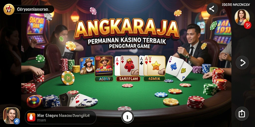 Screenshot gameplay ANGKARAJA yang menarik dan penuh aksi Kasino.