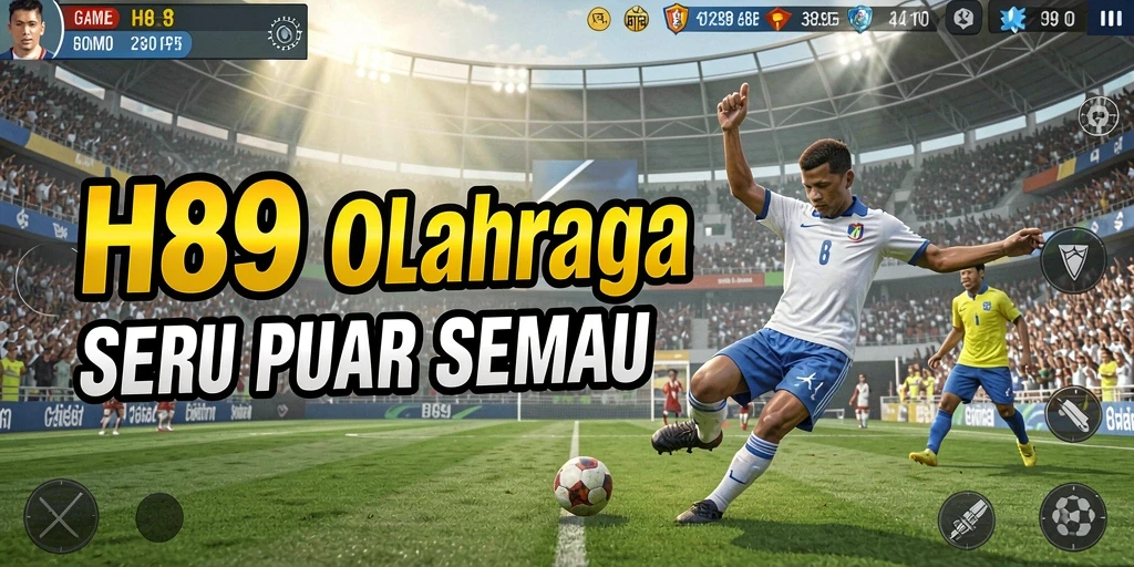 Tampilan seru gameplay H89 dalam suasana pertandingan olahraga.