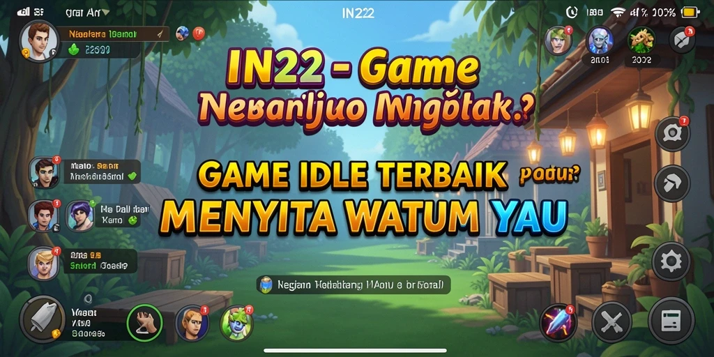 Gameplay IN22 yang menyenangkan dan santai dalam aksi.