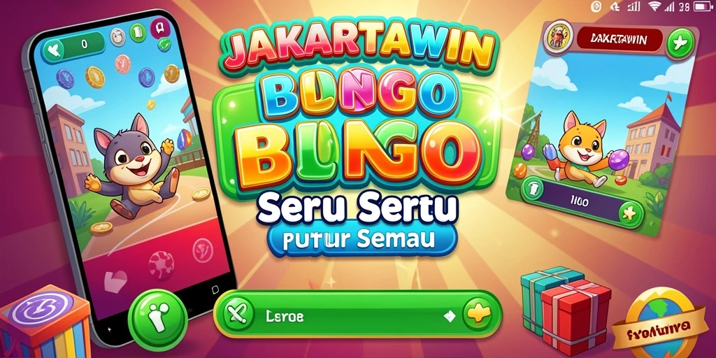 Tampilan gameplay seru dalam JAKARTAWIN yang menampilkan aksi Bingo.