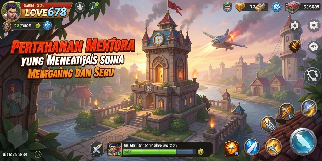 Taktik menara dalam aksi seru di LOVE678.