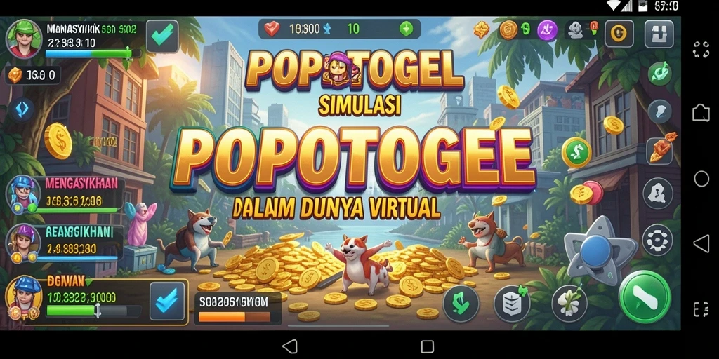 Tampilan kreatif dalam gameplay POPOTOGEL yang menarik dan interaktif.