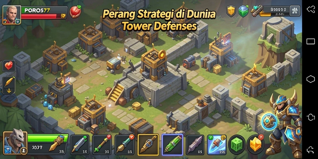 Tampilan gameplay POROS77 yang menegangkan dan penuh strategi.