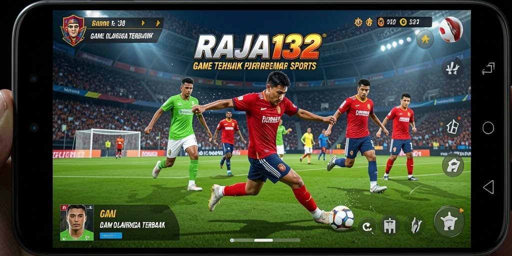 Screenshot dari gameplay seru RAJA132 yang menampilkan aksi olahraga.